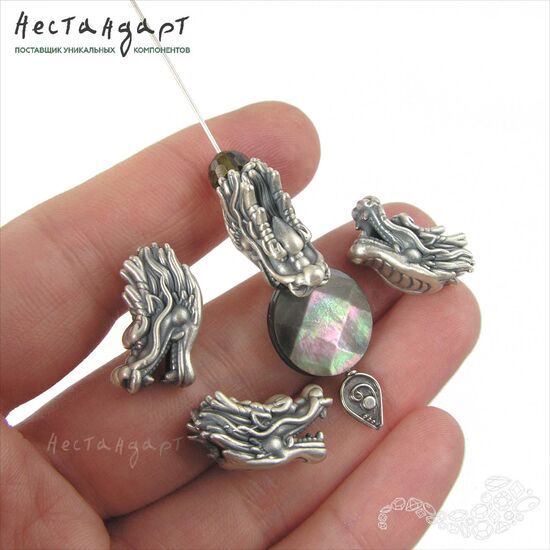 Бусина Bestia Favolosa Sterling Silver 19 мм, изображение 2