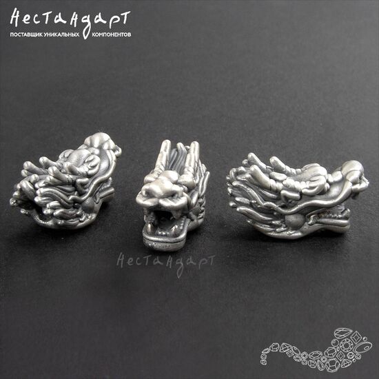 Бусина Bestia Favolosa Sterling Silver 19 мм, изображение 3