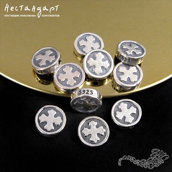 Бусина Malte Sterling Silver 8 мм, изображение 3