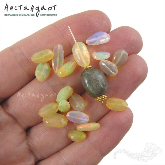Опал натуральный Sunshiny Precious 8-12 мм, изображение 3