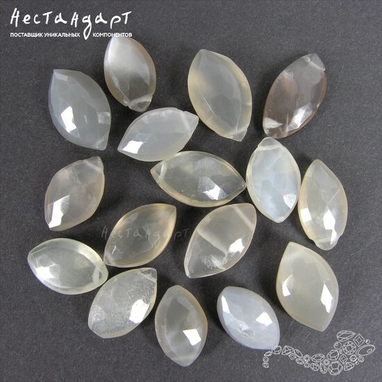 Адуляр натуральный Marquis Grey 15-19 мм, изображение 4