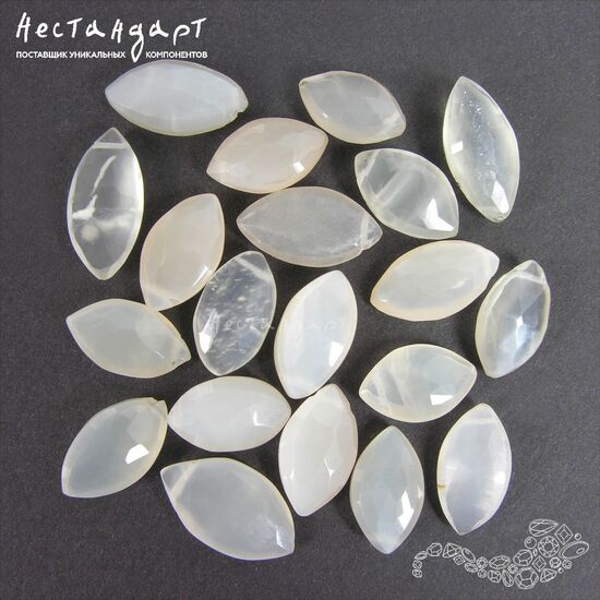 Адуляр натуральный Pearly Marquis 15-20 мм, изображение 3