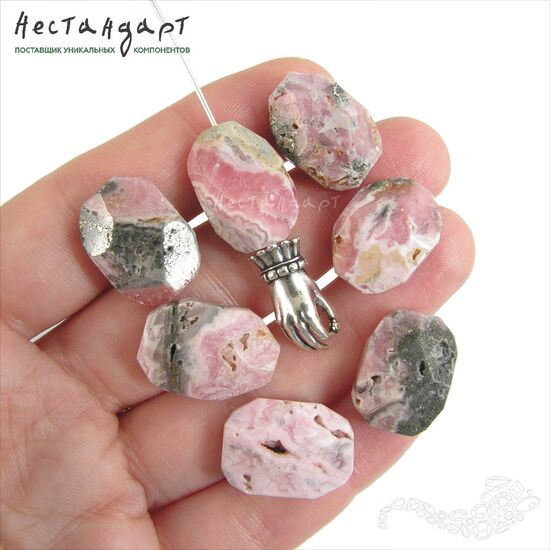 Родохрозит натуральный Versatile 18-20 мм, изображение 3