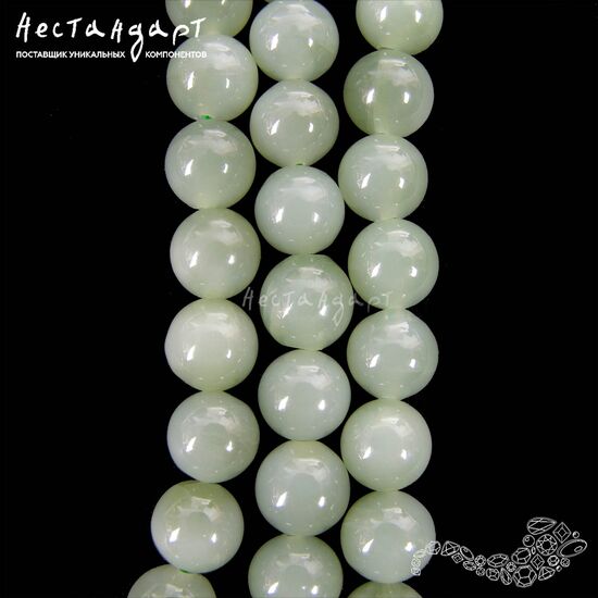 Оникс натуральный гладкий Ball Mint 8 мм