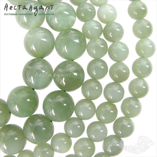 Оникс натуральный гладкий Ball Mint 8 мм, изображение 2