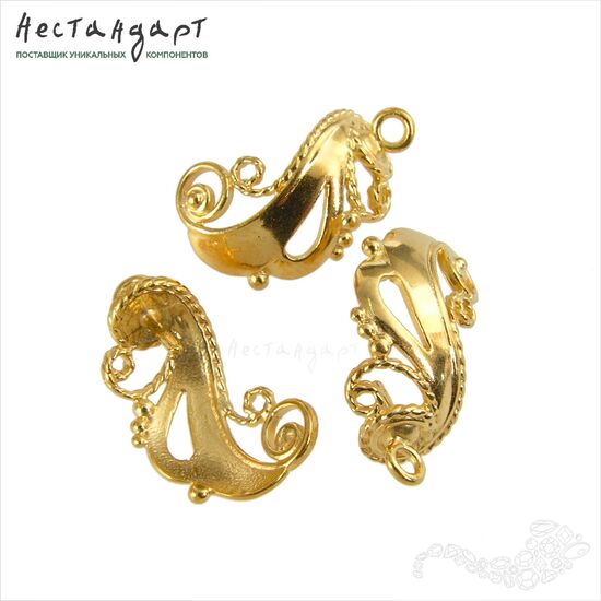 Концевик со штифтом Peacock Vermeil Sterling Silver 18 мм, изображение 5