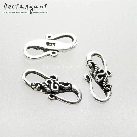Замок-крючок Cru Antique Sterling Silver 12 мм