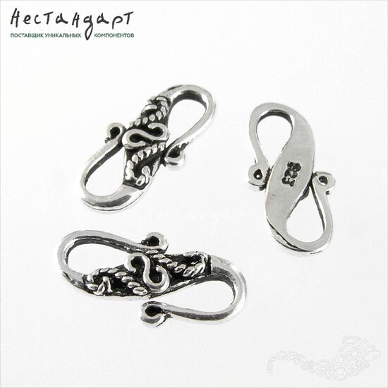 Замок-крючок Cru Antique Sterling Silver 12 мм, изображение 4