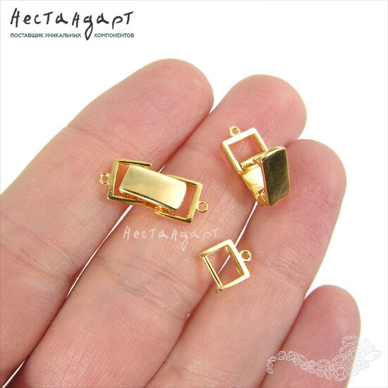 Замок Cassetta Vermeil Sterling Silver 18 мм, изображение 2