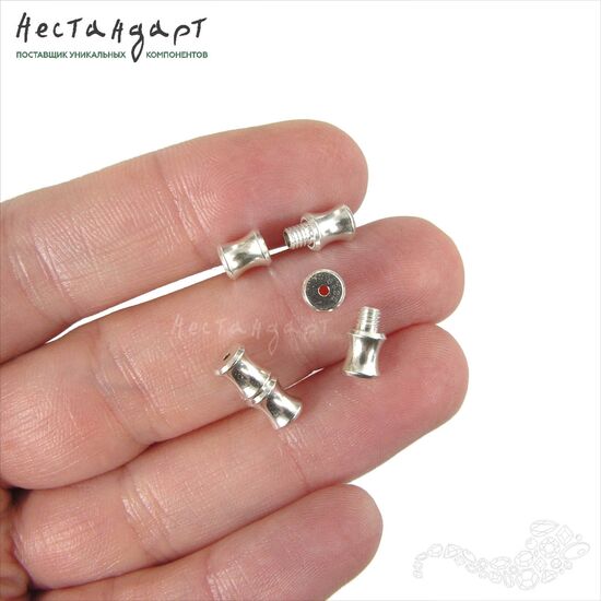 Замок винтовой Bamboo Sterling Silver 11 мм, изображение 3