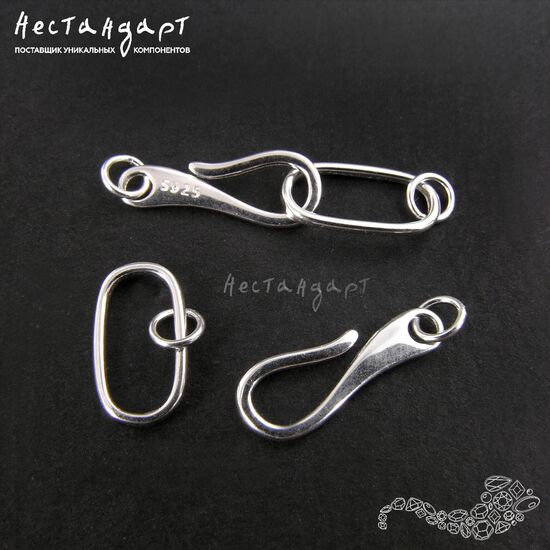 Замок-крючок Connetti Sterling Silver 30 мм