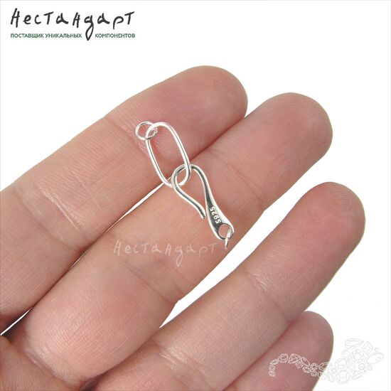 Замок-крючок Connetti Sterling Silver 30 мм, изображение 2