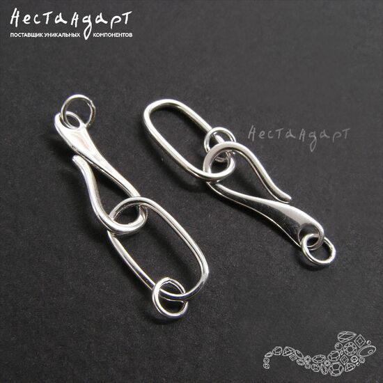 Замок-крючок Connetti Sterling Silver 30 мм, изображение 3