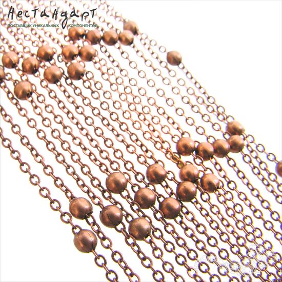 Цепочка декоративная Nodules Copper 2 мм