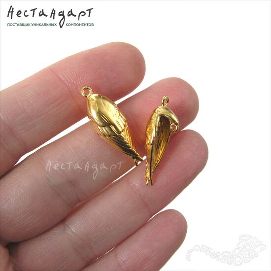 Подвеска Spiritual Raven Gold Plated 24 мм, изображение 2