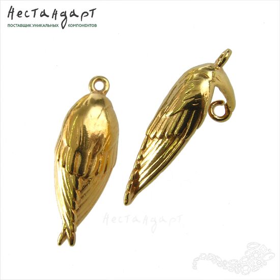 Подвеска Spiritual Raven Gold Plated 24 мм, изображение 4