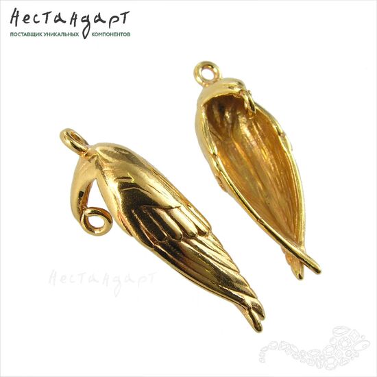 Подвеска Spiritual Raven Gold Plated 24 мм, изображение 5