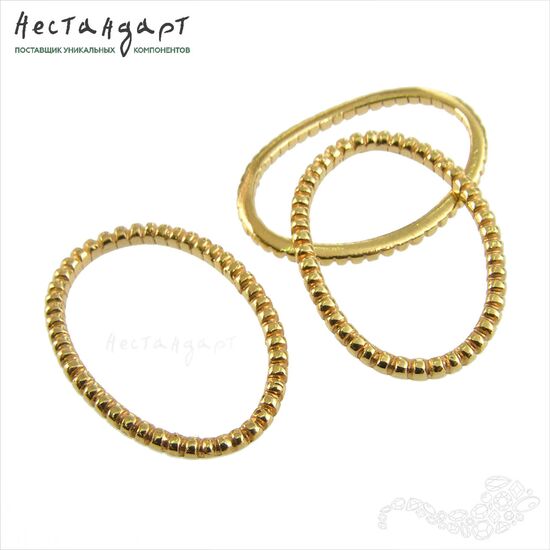 Коннектор-кольцо Member Gold Plated 20х15 мм, изображение 4