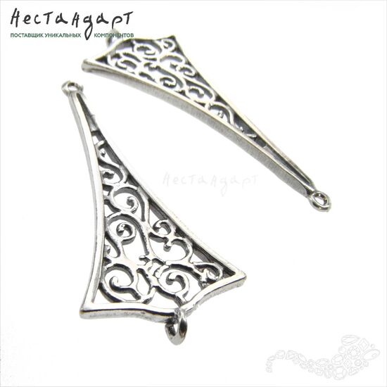 Коннектор Caprice Silver Plated 40x18 мм, изображение 4