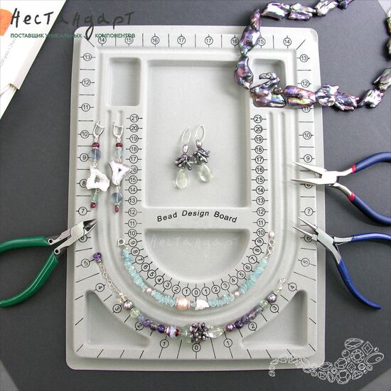 Дисплей-органайзер для сборки бус 33х24 см, изображение 2