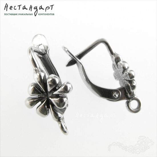 Швензы Camomile Silver Plated 17x8 мм (пара), изображение 4