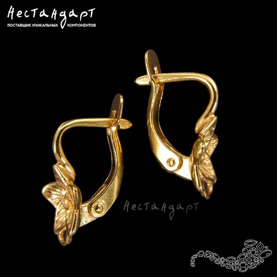 Швензы Starlet Gold Plated 16x9 мм (пара), изображение 4