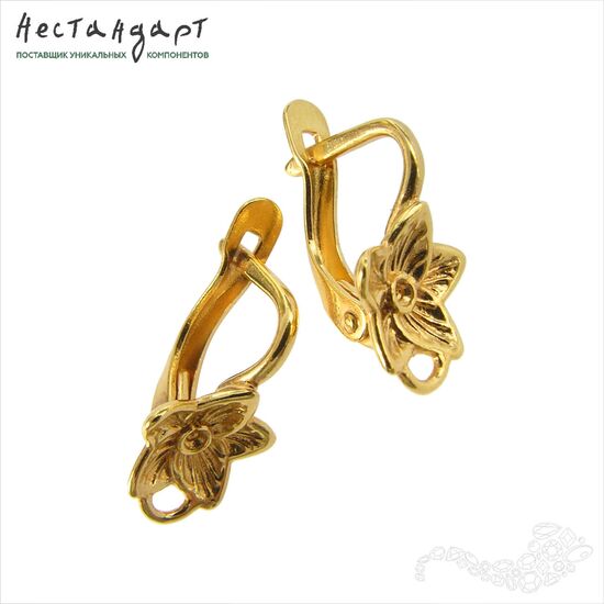 Швензы Starlet Gold Plated 16x9 мм (пара), изображение 5