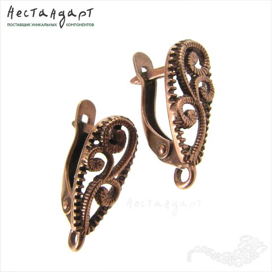 Швензы Arabesque Patina Copper 18 мм (пара), изображение 2