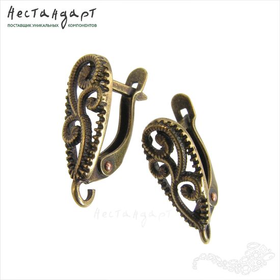 Швензы Arabesque Patina Bronze 18 мм (пара)