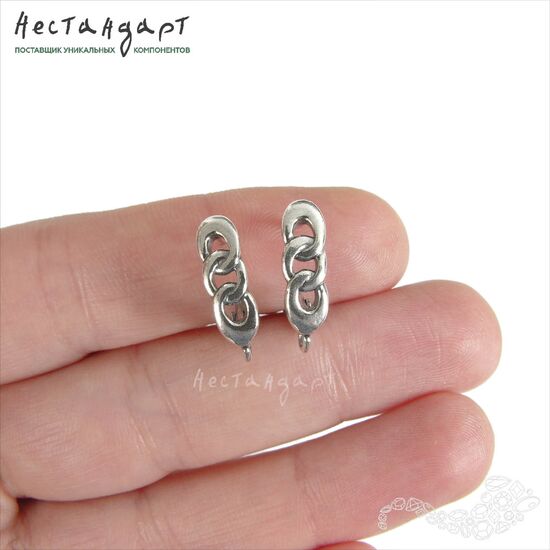 Швензы Nexus Silver Plated 16x5 мм (пара), изображение 2