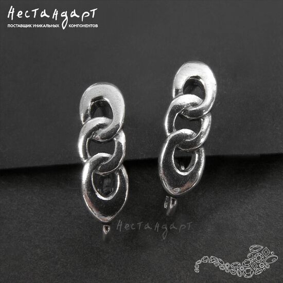 Швензы Nexus Silver Plated 16x5 мм (пара), изображение 3