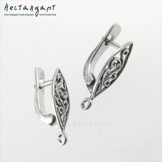 Швензы Ramage Sterling Silver 16x5 мм (пара)