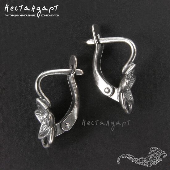 Швензы Starlet Silver Plated 16x9 мм (пара), изображение 3