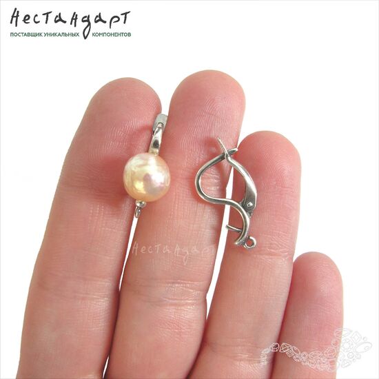 Швензы со штифтом Pipit Silver Plated 17x2 мм (пара), изображение 2