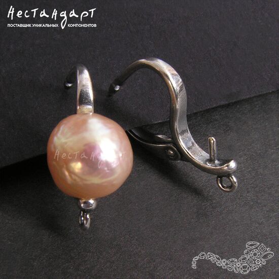 Швензы со штифтом Pipit Silver Plated 17x2 мм (пара), изображение 3