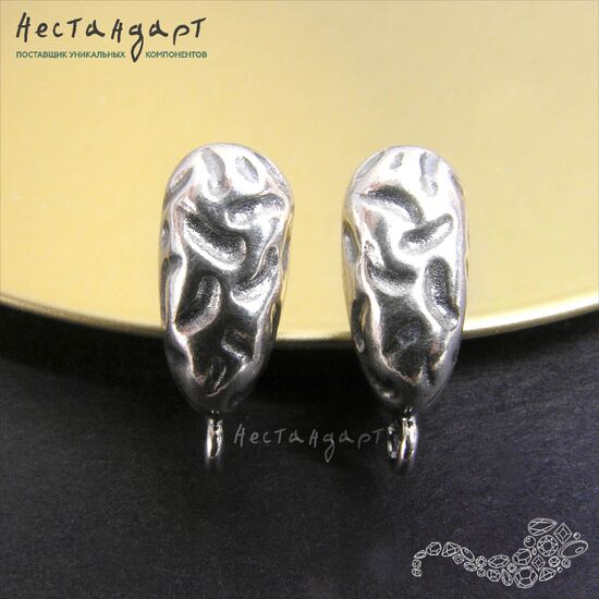 Швензы Cork Silver Plated 17x7 мм (пара)