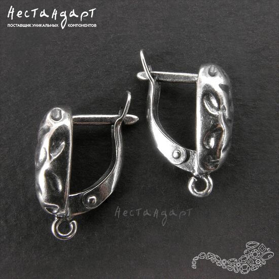 Швензы Cork Silver Plated 17x7 мм (пара), изображение 3