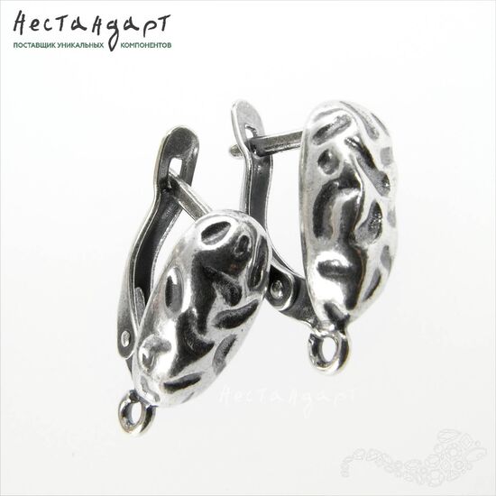 Швензы Cork Silver Plated 17x7 мм (пара), изображение 4