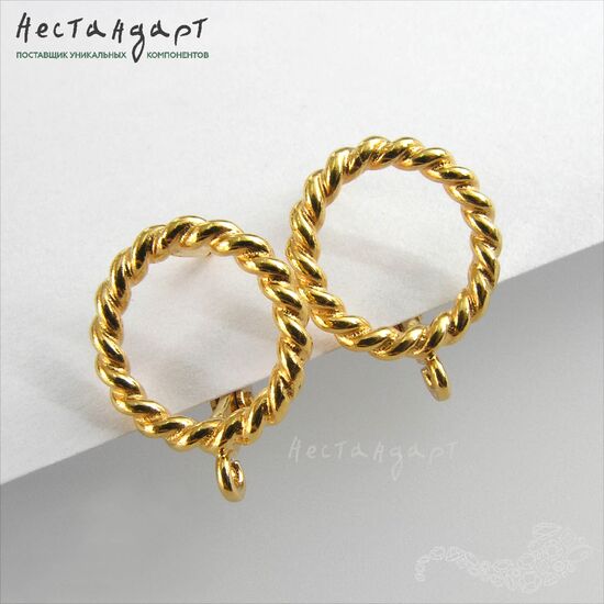 Швензы Circlet Gold Plated 14 мм (пара)