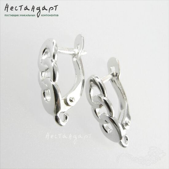 Швензы Nexus Bright Silver Plated 16x5 мм (пара), изображение 4