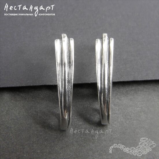 Швензы Cadre Sterling Silver 16 мм (пара), изображение 3