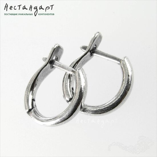 Швензы Bagel Silver Plated 14 мм (пара), изображение 3