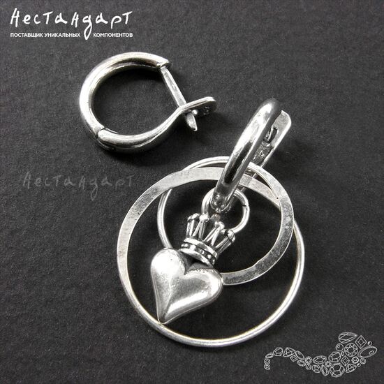 Швензы Bagel Silver Plated 14 мм (пара), изображение 4