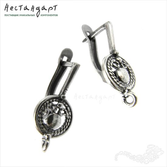 Швензы Chinese Silver Plated 21х9 мм (пара)