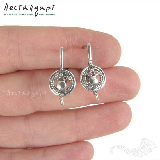 Швензы Chinese Silver Plated 21х9 мм (пара), изображение 2