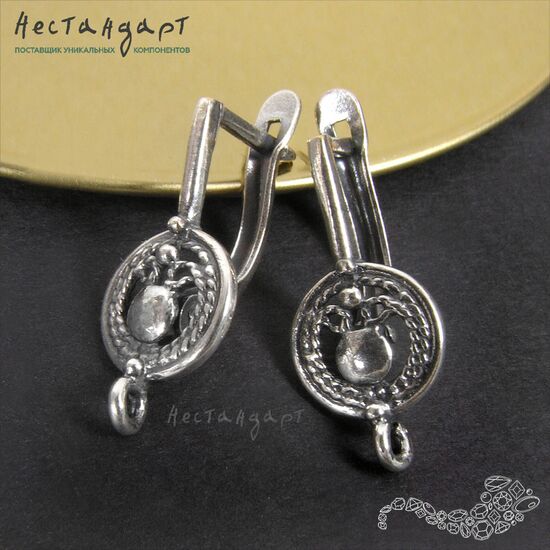 Швензы Chinese Silver Plated 21х9 мм (пара), изображение 3