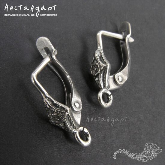 Швензы Vintage Silver Plated 16 мм (пара), изображение 3