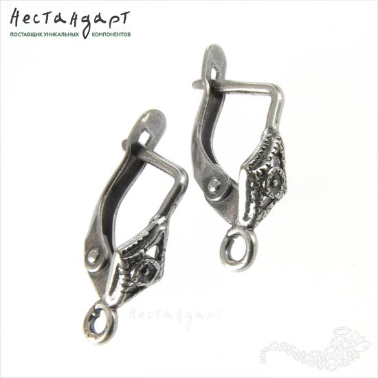 Швензы Vintage Silver Plated 16 мм (пара), изображение 4