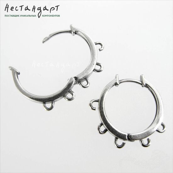 Швензы Congo 5-Loop Silver Plated 20 мм (пара), изображение 3