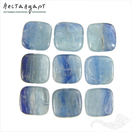 Кианит натуральный Sfaccettato 12 мм, изображение 6